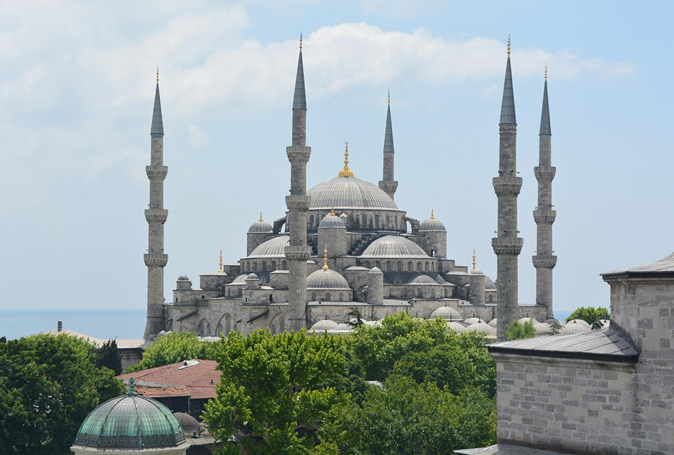 トルコ　イスタンブール　ブルーモスク